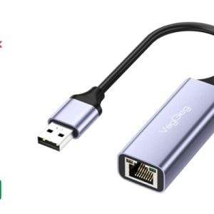 Cáp USB 2.0 to LAN 100Mbps VegGieg V-K307 chính hãng