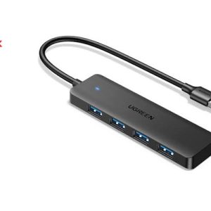 Bộ Hub chia 4 cổng USB-A 3.0 tốc 5Gbps cáp dài 1M Ugreen 35574 CM219 chính hãng
