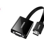 Cap chuyen doi HDMI sang VGA dai 20cm 1080p60hz Ugreen 90813 CM611