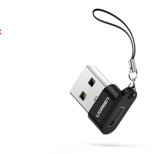 Đầu chuyển đổi USB Type-A 2.0 sang Type-C hỗ trợ 480Mbps, sạc nhanh 18w, dữ liệu Ugreen 50568 chính hãng
